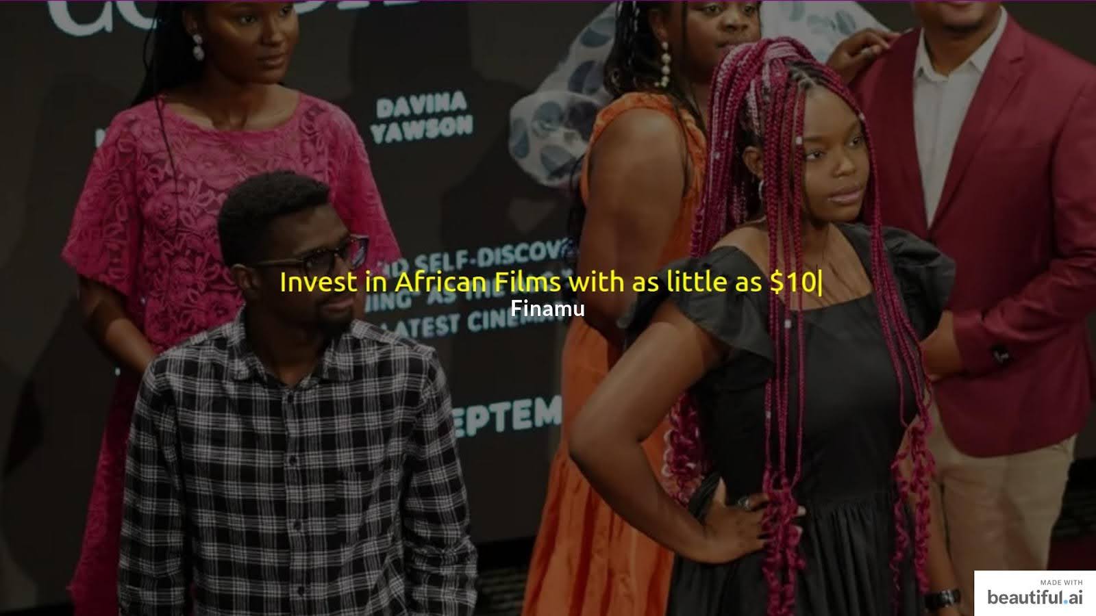 Finamu - Distributed film financing platform thumbnail
